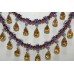 925 Sterling Silver Amethyst Garnet Topaz Gemstone Ring Necklace Earrings Set